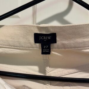 J. Crew Cream Ankle Pants